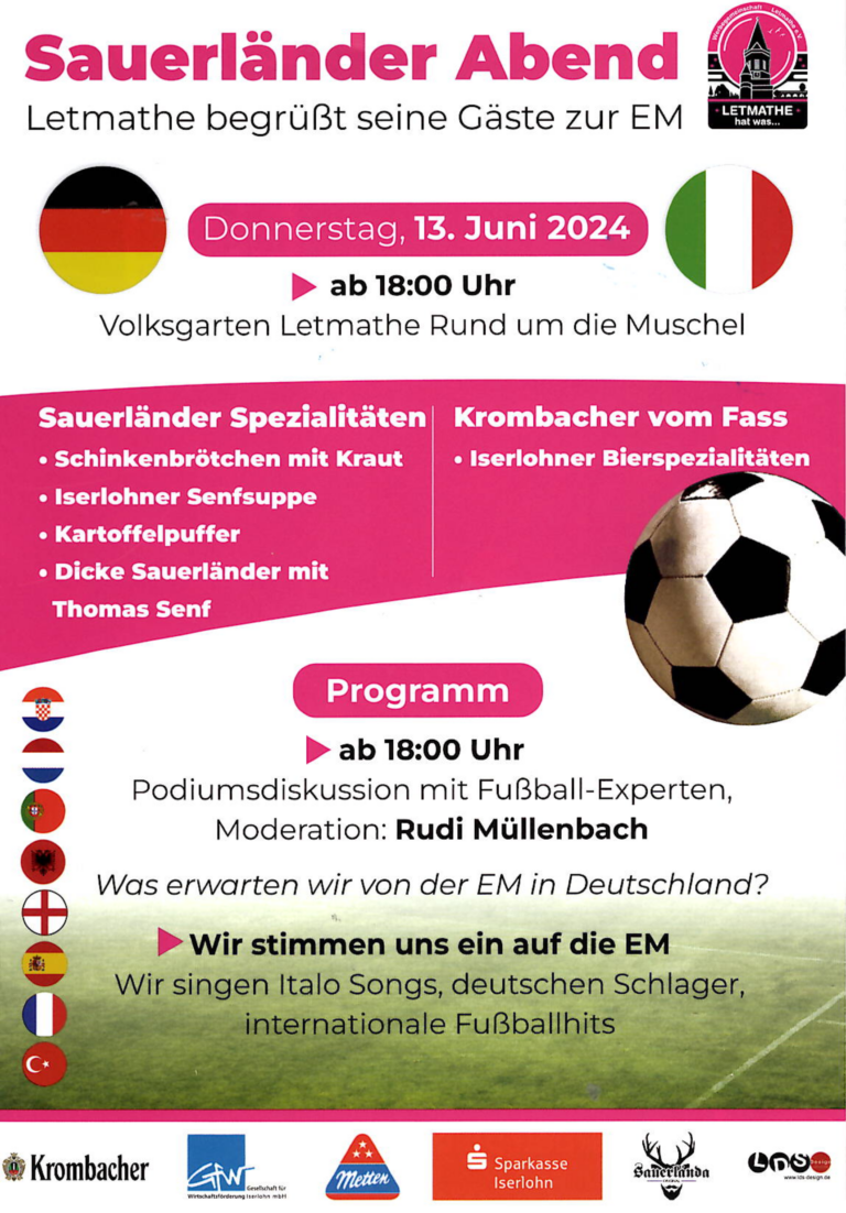 1. Sauerländer Abend im Volksgarten Letmathe